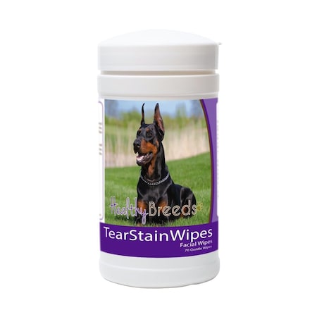Healthy Breeds Doberman Pinscher Tear Stain Wipes 840235152507